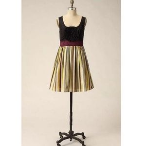 Anthropologie Bold Boutonniere Dress by Burlapp